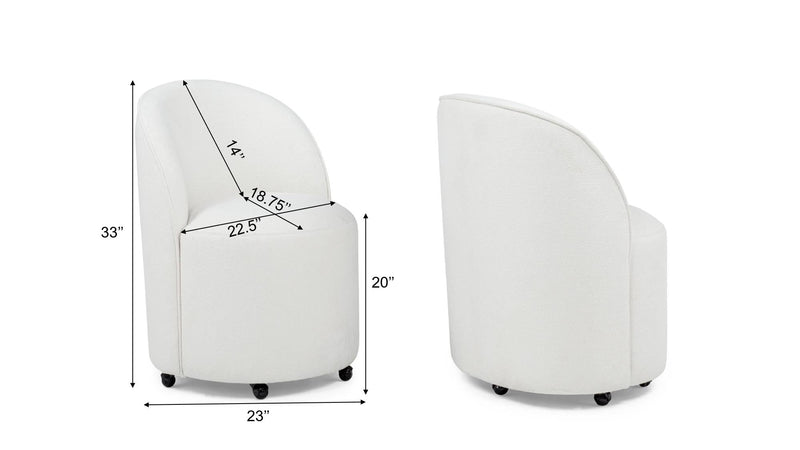 D270 - Starle 5PC (Round Table + 4 Chairs) - D270-5PC