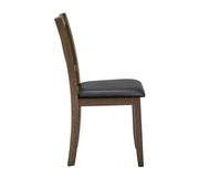 [D320-5PC-Set] Verona - 5PC Dining Set (Brown), Wood, Brown Box: 1 of 1 Each - D320-5PC-Set
