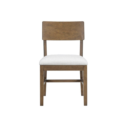 [D323-C] Ellison - Dining Chair, Solid Rubber Wood, Plywood, Fabric , Brown Box: 1 of 1 Box of 2 - D323-C