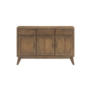 [D323-S] Ellison - Server, Solid Rubber Wood, MDF, Acaica Veneer, Plywood, Brown Box: 1 of 1 Each - D323-S