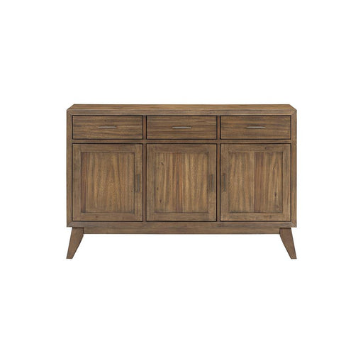 [D323-S] Ellison - Server, Solid Rubber Wood, MDF, Acaica Veneer, Plywood, Brown Box: 1 of 1 Each - D323-S