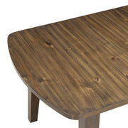 [D323-Table] Ellison - Dining Table, Solid Rubber Wood, MDF, Acaica Veneer, Brown Box: 1 of 1 Each - D323-Table