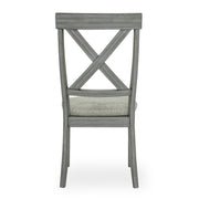 [D328-C] Miral - Dining Chair, Rubber Wood, Fabric, Gray Box: 1 of 1 Box of 2 - D328-C