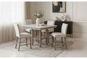D4010bt Natural + 6 D1622bs White - D4010BT+D1622BS 7PC