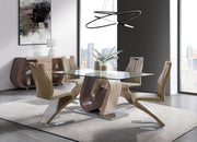 D4126n Dining Table And 8 Dining Chairs - D4126NDT+D4126NDC-2 9 PC