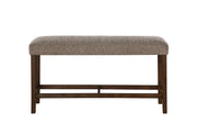 D4355 Brown Bar Table With 4 Bar Stools And Bench - D4355BT-BRWN+BS-BRWN+BN-BRWN