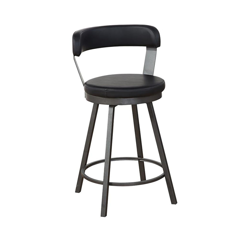 [D522-B] Cordoba - Barstool (Black, PU), PU, Metal, Black Box: 1 of 1 Box of 2 - D522-B