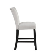 [D528-C] Ayla - Chair (Gray, Velvet), VELVET / SOLID RUBBER WOOD, GRAY Box: 1 of 1 Box of 2 - D528-C