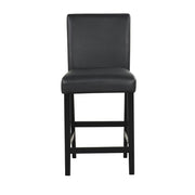 [D536-5PC-Set] Ariana - 5PC Pub Table Set (White & Black), SOLID RUBBER WOOD/ MDF, WHITE / BLACK Box: 1 of 1 Each - D536-5PC-Set