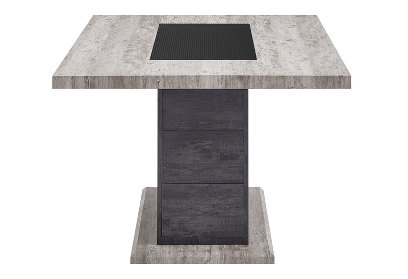 D8030 Dining Table With Storage Drawers And Storage Door - D8030DT