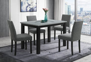 D8112 Dining Table With 4 D8112 Dining Chairs - D8112DT+4 D8112DC