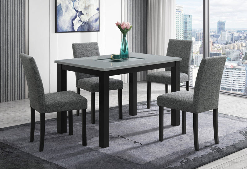 D8112 Dining Table With 4 D8112 Dining Chairs - D8112DT+4 D8112DC