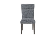 D86 Grey Dining Chair With Brown Legs - D86DC-GREY