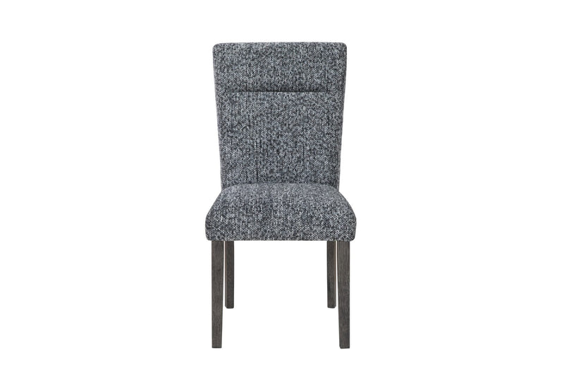 D86 Grey Dining Chair With Brown Legs - D86DC-GREY