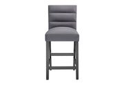 D895 Bar Table With 4 D895 Bar Stools - D895BT+D895BS-GREY