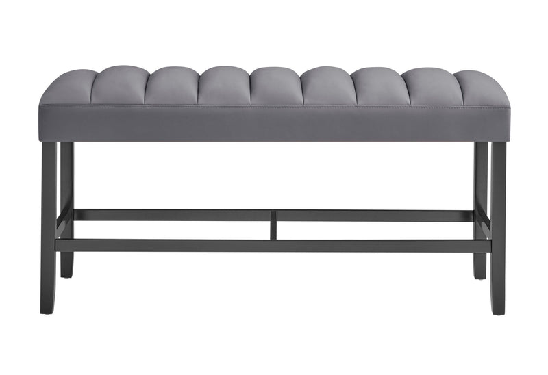 D895 Grey Bar Bench - D895BT-BN-GREY