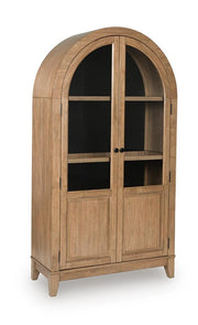 Dagandale Natural/Black Accent Cabinet - A4000705