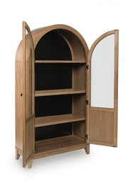 Dagandale Natural/Black Accent Cabinet - A4000705