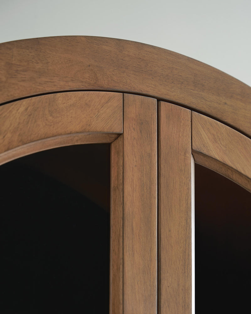 Dagandale Natural/Black Accent Cabinet - A4000705