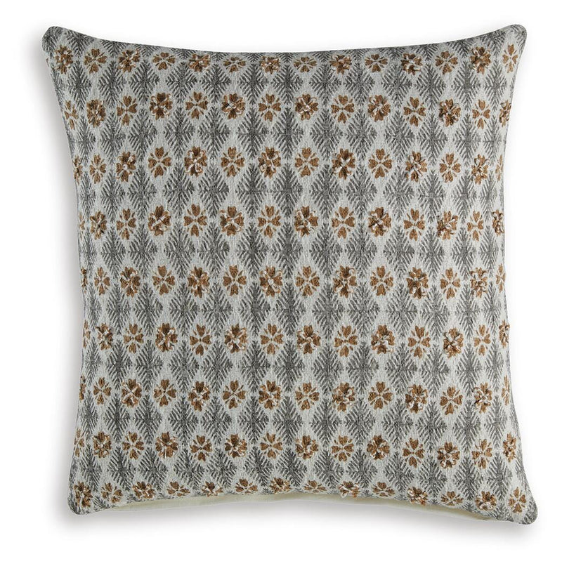 Dainwick White/Gray/Brown Pillow (Set of 4) - A1001102