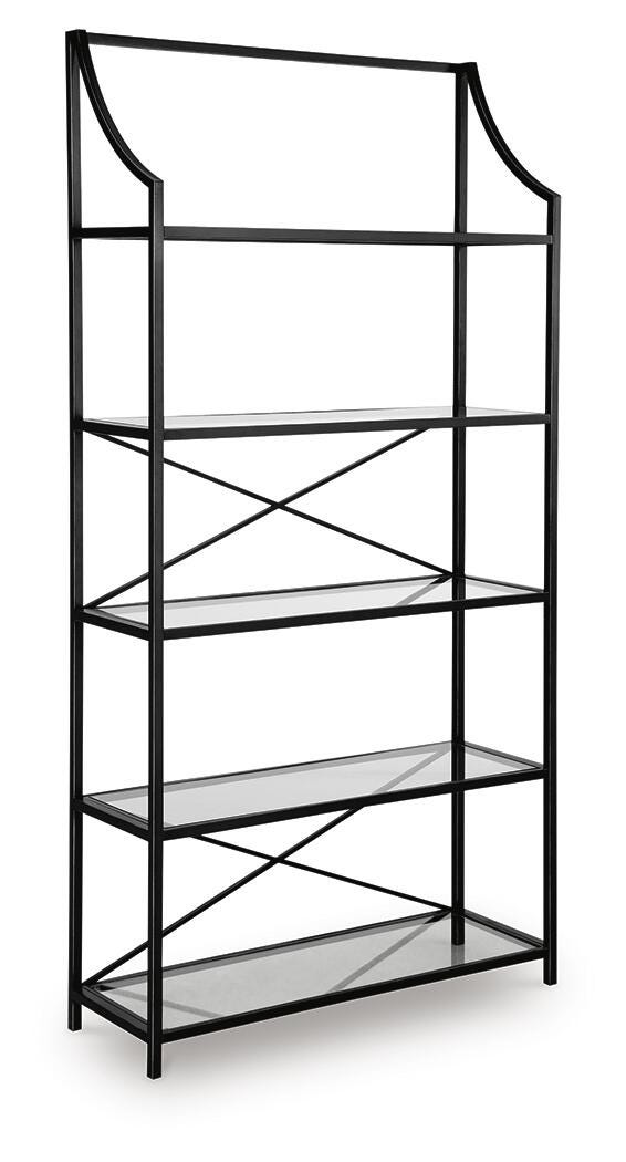 Dakerwell Antique Black 72" Bookcase - A4000557