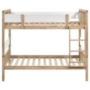 Dakota Wood Twin Over Twin Bunk Bed Natural - 461171