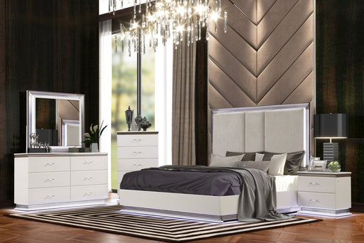 Dalal White Queen 4 Piece - DALAL-WT-Q-4PC