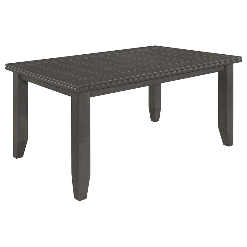 Dalila 5-piece Rectangular Dining Table Set Dark Grey - 102721GRY-S5