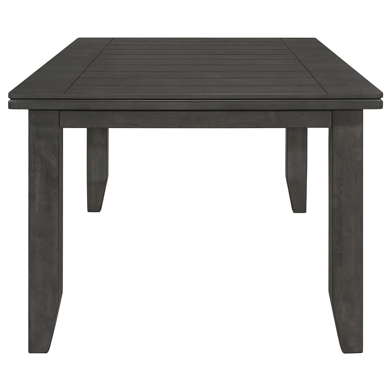 Dalila 6-piece Rectangular Dining Table Set Dark Grey - 102721GRY-S6