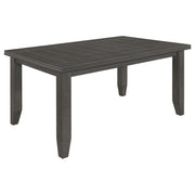 Dalila Rectangular 66-inch Wood Dining Table Dark Grey - 102721GRY