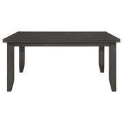 Dalila Rectangular 66-inch Wood Dining Table Dark Grey - 102721GRY