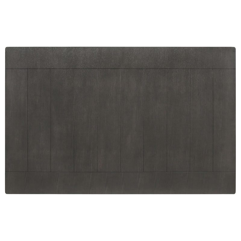 Dalila Rectangular 66-inch Wood Dining Table Dark Grey - 102721GRY
