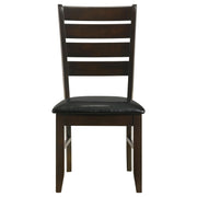 Dalila Wood Dining Side Chair Cappuccino (Set of 2) - 102722