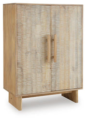Dallinbury Natural/White Wash Accent Cabinet - A4000696