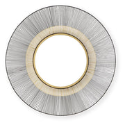 Dallmen Black/Gold Finish Accent Mirror - A8010407
