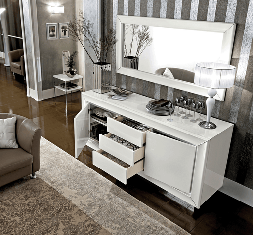 Dama Bianca Buffet Set - Lara Furniture