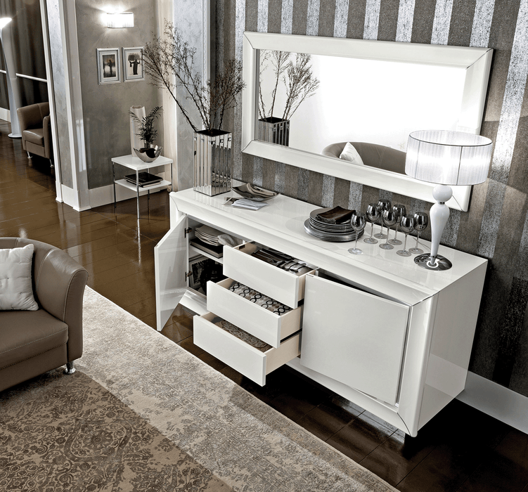 Dama Bianca Buffet Set - Lara Furniture