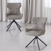 Damita Side Chair w/Swivel (Set-2) - DN03736