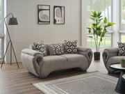 Damla 4-pieces (2 Sofa & 2 Chair) Livingroom Set Cream in Cream - 101-DAM-GIR08-3311