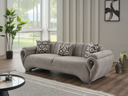 Damla Stationary Sofa Cream in Cream - 101-DAM-GIR08-3
