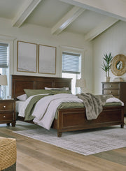 Danabrin Brown Panel Bedroom Set - Lara FurnitureBedroom Set