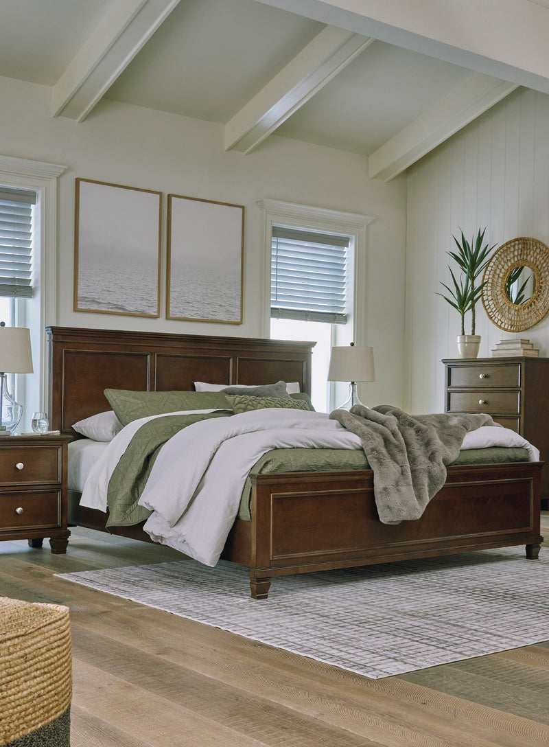 Danabrin Brown Panel Bedroom Set - Lara FurnitureBedroom Set