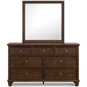 Danabrin Brown Panel Bedroom Set - Lara FurnitureBedroom Set