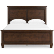 Danabrin Brown Queen Panel Bed - Lara FurnitureQueen Bed