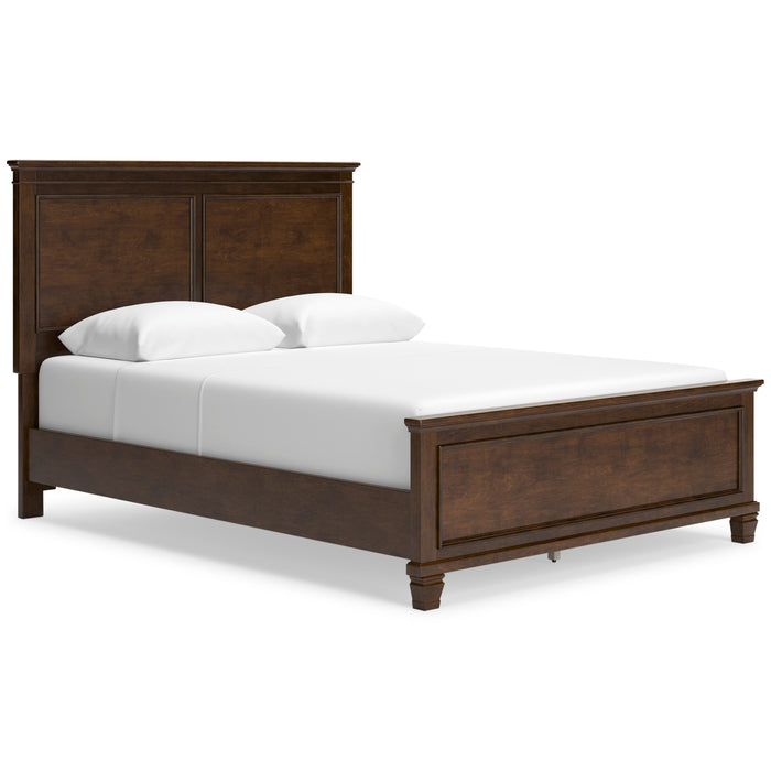 Danabrin Brown Queen Panel Bed - Gate FurnitureQueen Bed