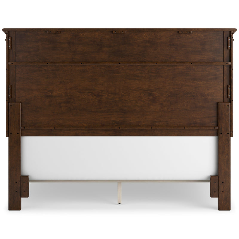Danabrin Brown Queen Panel Bed - Lara FurnitureQueen Bed