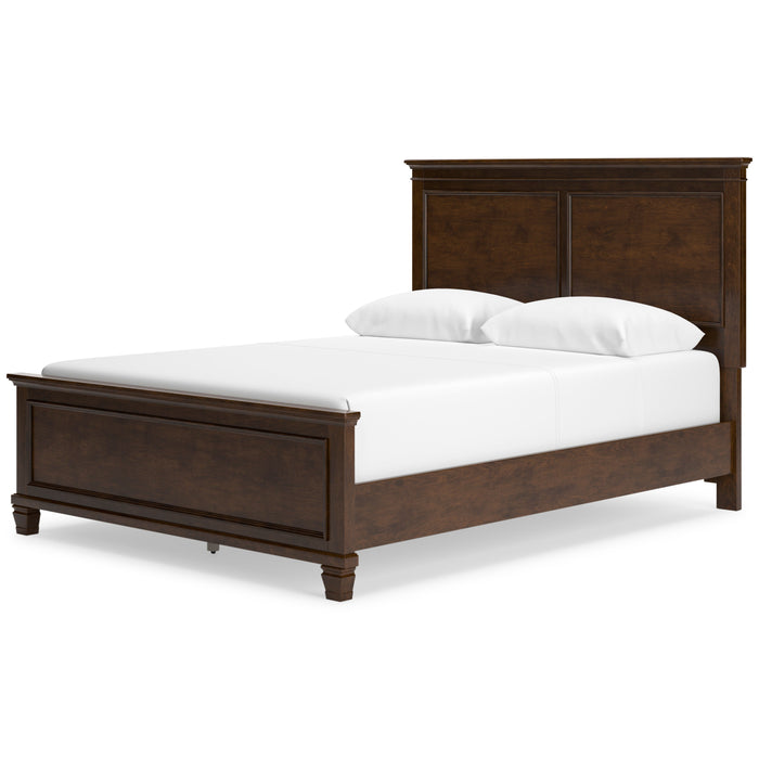 Danabrin Brown Queen Panel Bed - Gate FurnitureQueen Bed