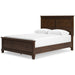 Danabrin Brown Queen Panel Bed - Gate FurnitureQueen Bed
