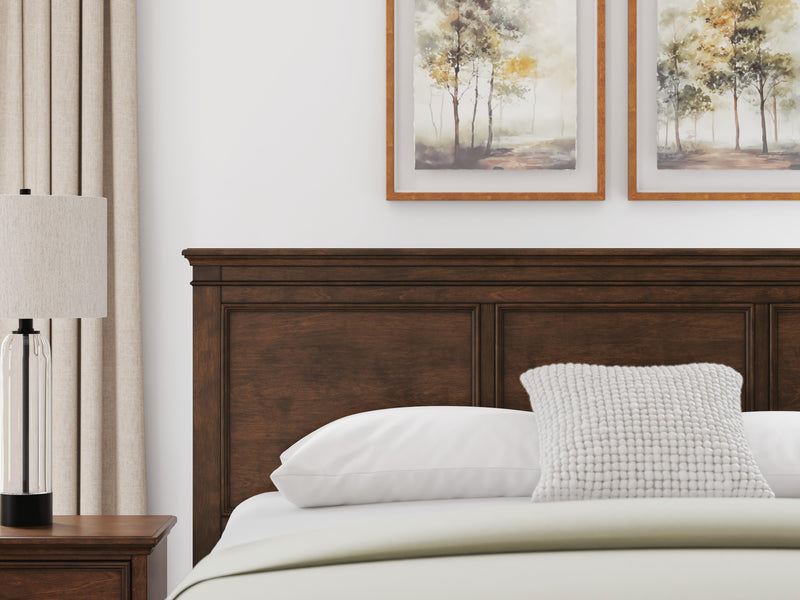 Danabrin California King Panel Storage Bed and Dresser in Brown - PKG023947