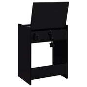 Danbury 3-drawer Makeup Vanity & Stool Set Black High Gloss - 930209